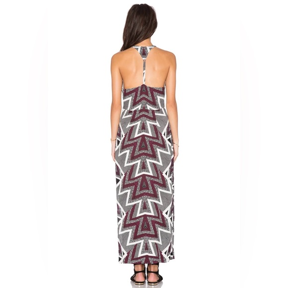 FREE PEOPLE | Women’s Size 4 Serves You Right Printed Black Maxi Dress - Picture 3 of 7